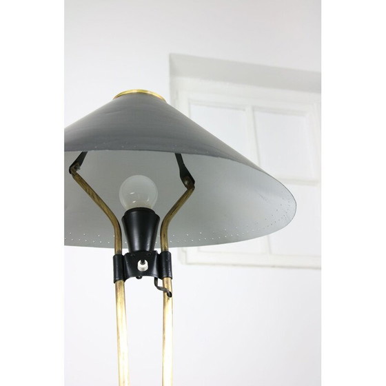 Image 1 of Lampadaire vintage en laiton de style Stilnovo