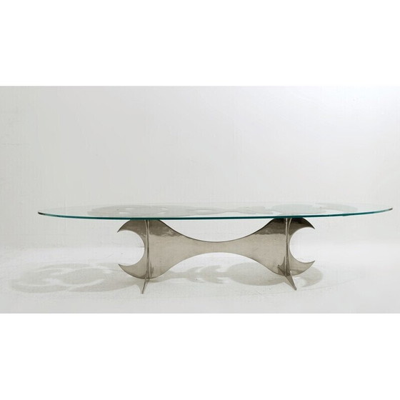 Image 1 of Table basse vintage "Elipse" par Armand Jonckers, 1980