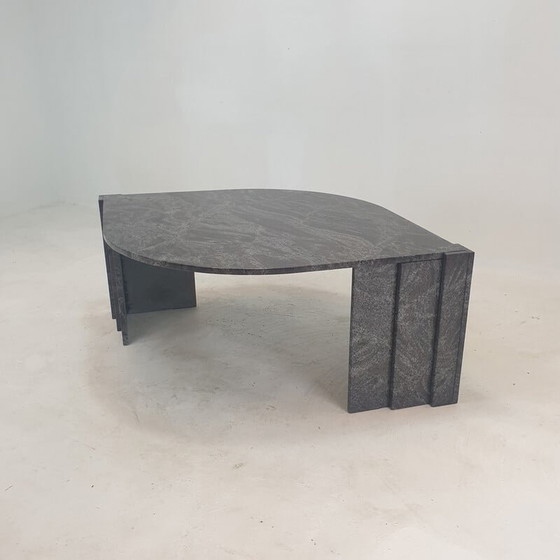 Image 1 of Table basse italienne vintage en granit, 1980