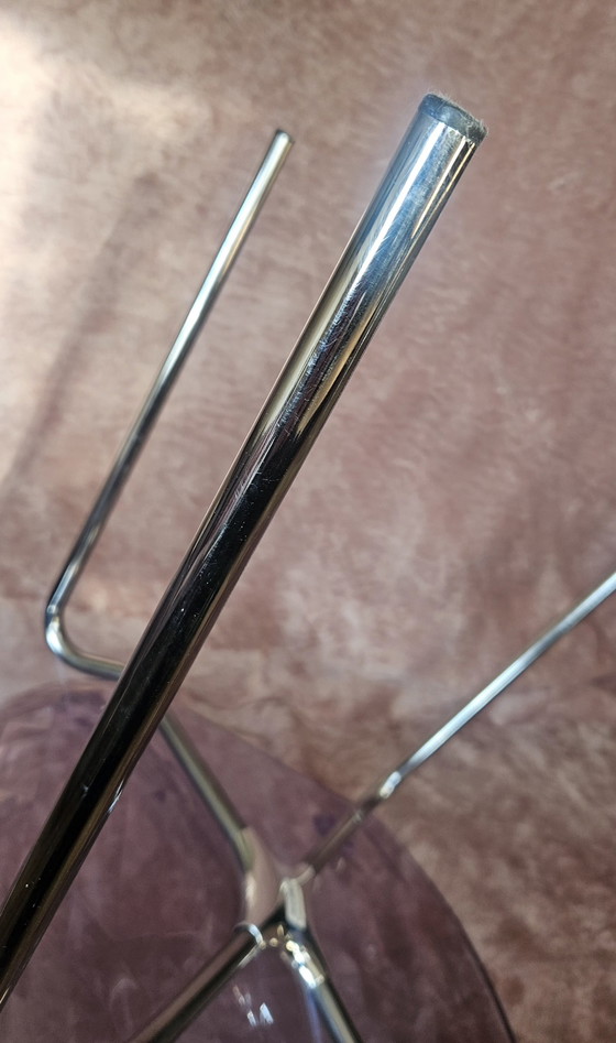 Image 1 of Calligaris Ice Lilac Chaise transparente