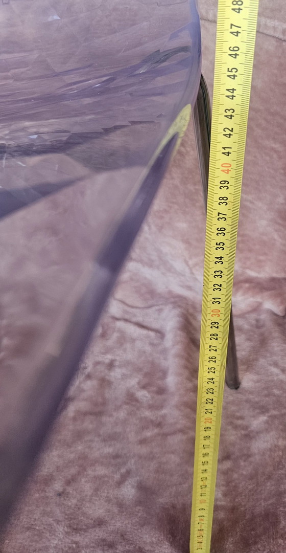 Image 1 of Calligaris Ice Lilac Chaise transparente