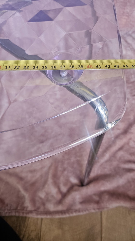 Image 1 of Calligaris Ice Lilac Chaise transparente