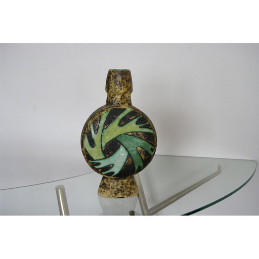 Vase vintage en céramique, Pays-Bas 1950