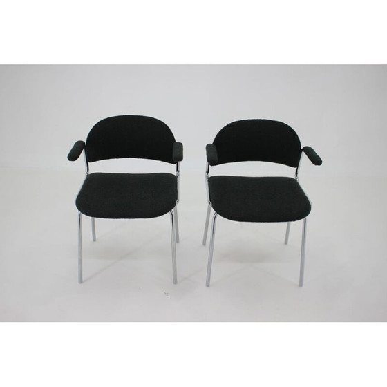 Image 1 of Paire de fauteuils tubulaires vintage, Tchécoslovaquie 1970