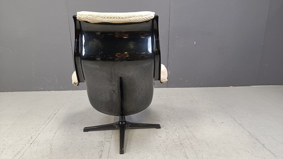 Image 1 of Fauteuil Galaxy de l'ère spatiale du Mid Century par Alf Svensson pour Dux, 1968