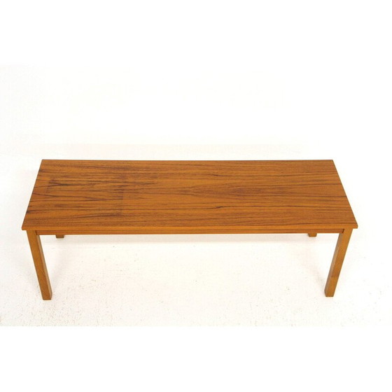 Image 1 of Banc minimaliste en teck vintage, Suède, années 1960