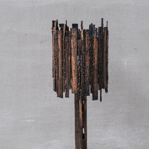 Lampadaire vintage en métal, Belgique 1970