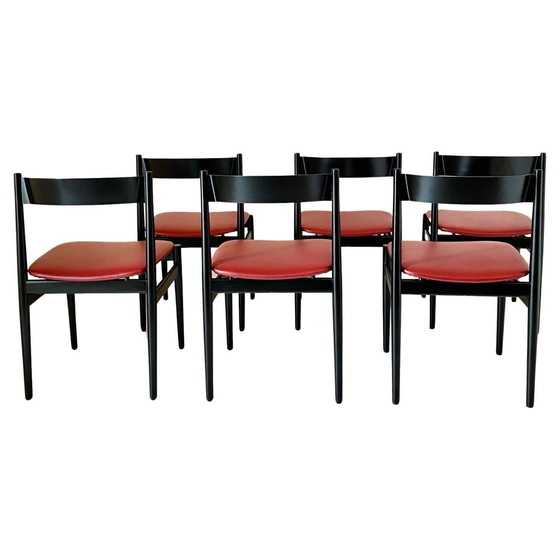 Image 1 of 6X chaises Frattini pour Cassina