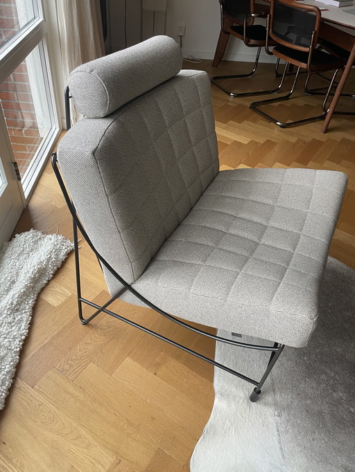 Chaise Leo Lux avec pouf