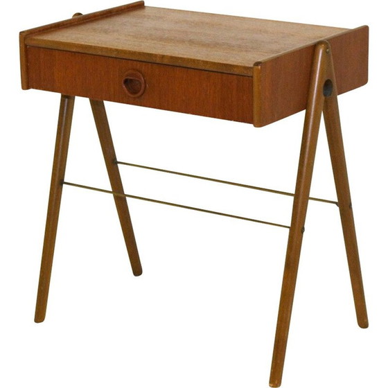 Image 1 of Table de chevet vintage en teck, Suède 1950