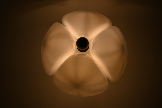 Image 1 of Lampe à poser Pipistrello noire par Gae Aulenti pour Martinelli Luce