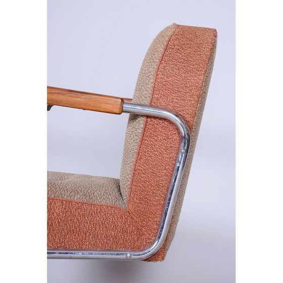 Image 1 of Fauteuil Bauhaus vintage en acier chromé par Vichr a Spol, Tchécoslovaquie 1930