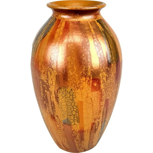 Vase en céramique Scheurich du Mid Century, Allemagne 1970