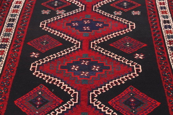Image 1 of Ancien tapis persan Afshar - superbe état et motif tribal