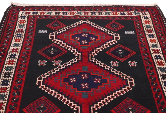 Image 1 of Ancien tapis persan Afshar - superbe état et motif tribal