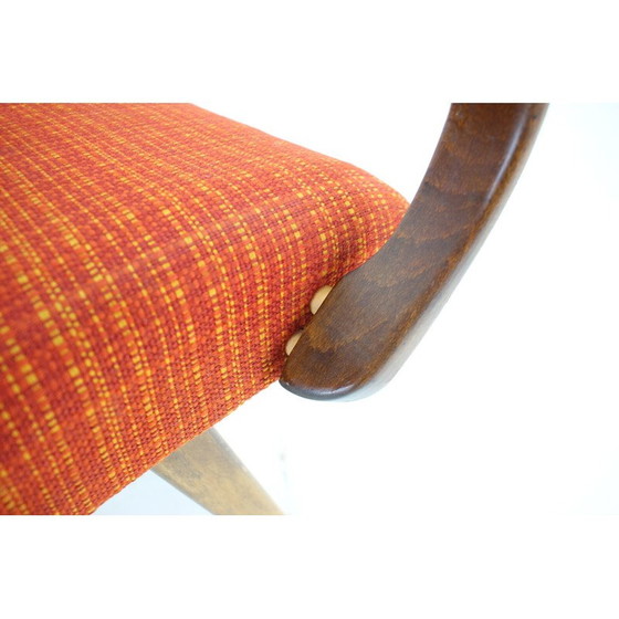 Image 1 of Fauteuil vintage en hêtre, Tchécoslovaquie 1960