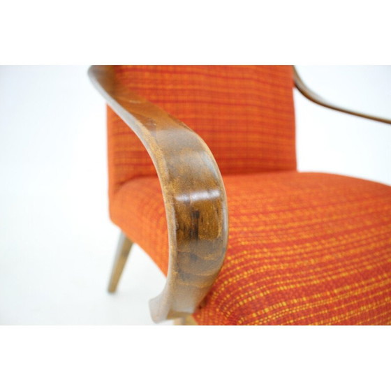 Image 1 of Fauteuil vintage en hêtre, Tchécoslovaquie 1960