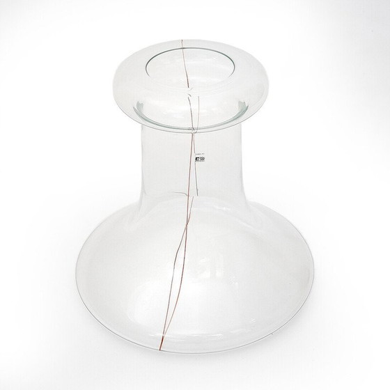 Image 1 of Vase vintage en verre transparent "Party" par Renato Toso pour Fratelli Toso, 1970