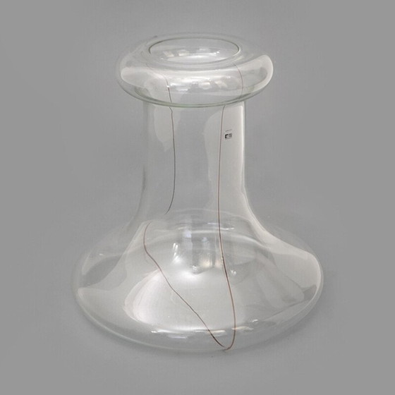 Image 1 of Vase vintage en verre transparent "Party" par Renato Toso pour Fratelli Toso, 1970