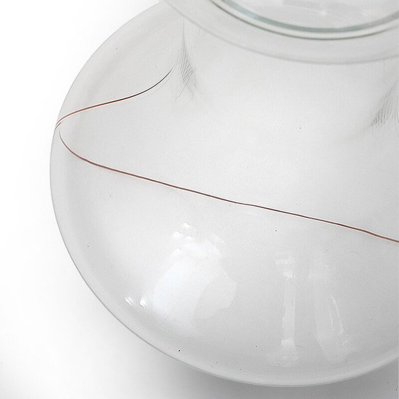 Image 1 of Vase vintage en verre transparent "Party" par Renato Toso pour Fratelli Toso, 1970