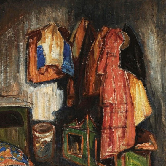 Image 1 of Peinture vintage "Sans titre" de Ørnulf Salicath