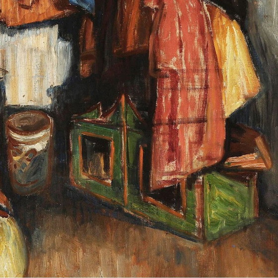 Image 1 of Peinture vintage "Sans titre" de Ørnulf Salicath