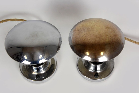 Image 1 of 2x Napako Lampes de table chromées