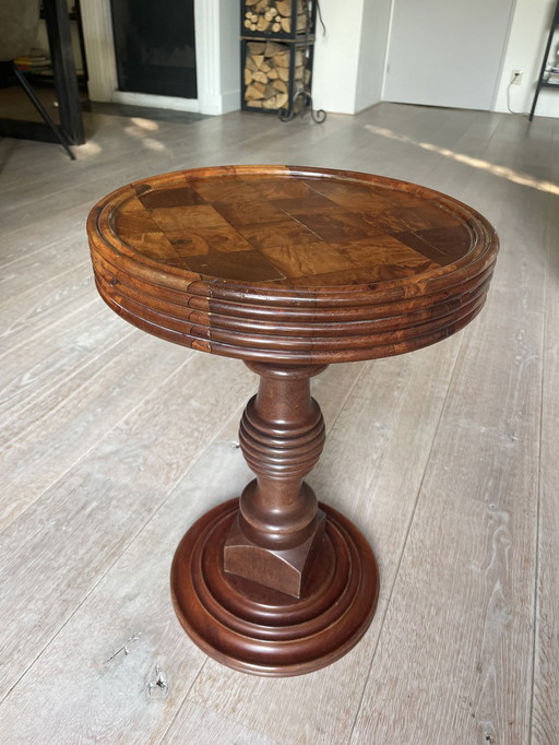 Table d'appoint en bois antique