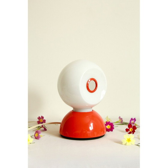 Image 1 of Lampe de table vintage Ranuncolo orange, Italie 1960s