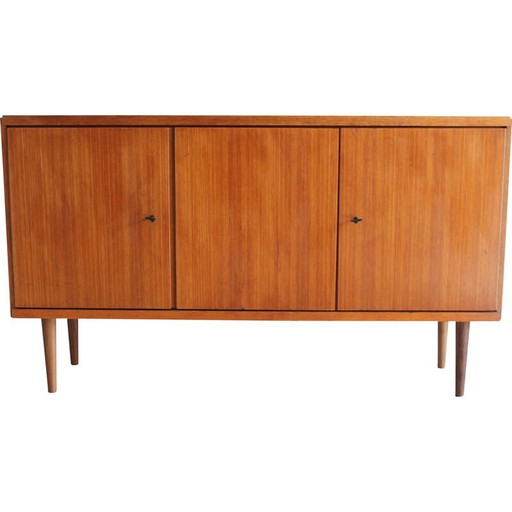 Buffet haut vintage en teck scandinave, 1960