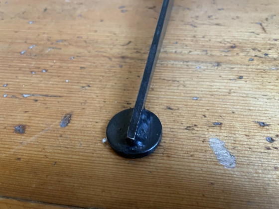 Image 1 of Porte-manteau sur pied avec boules colorées dans le style de Roger Ferraud 1950s French