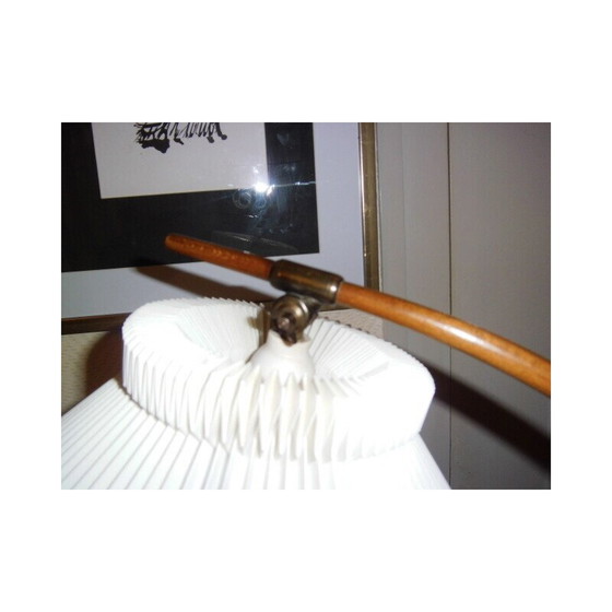Image 1 of Lampadaire Bridge vintage en hêtre par Severin Hansen pour Haslev Furniture