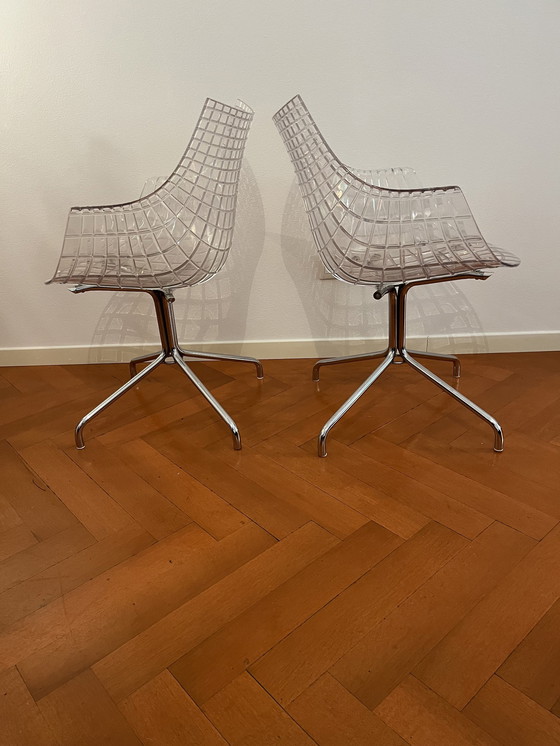 Image 1 of 2x Chaises Meridiana Par Christophe Pillet Pour Driade