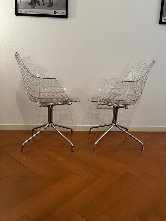 Image 1 of 2x Chaises Meridiana Par Christophe Pillet Pour Driade