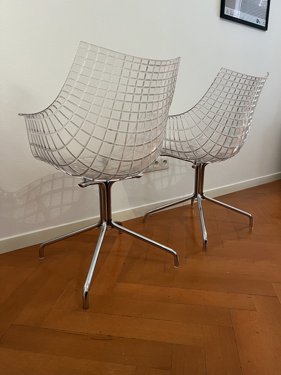 Image 1 of 2x Chaises Meridiana Par Christophe Pillet Pour Driade