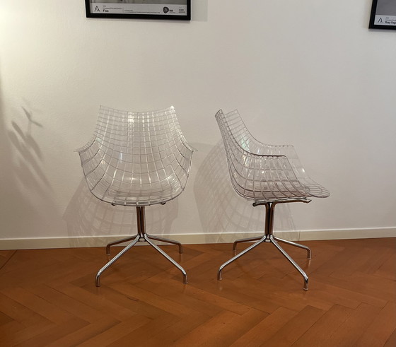 Image 1 of 2x Chaises Meridiana Par Christophe Pillet Pour Driade