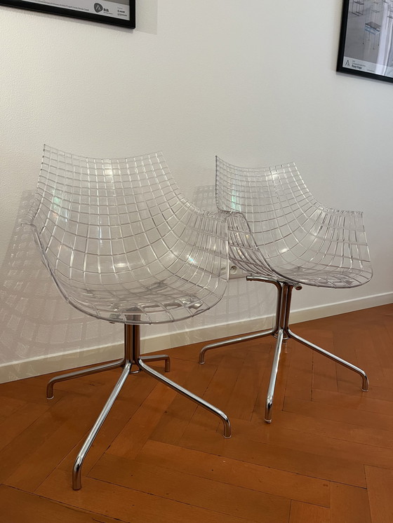 Image 1 of 2x Chaises Meridiana Par Christophe Pillet Pour Driade