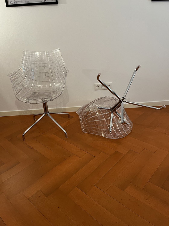 Image 1 of 2x Chaises Meridiana Par Christophe Pillet Pour Driade