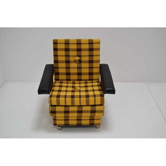 Image 1 of Fauteuil vintage à roulettes 1970