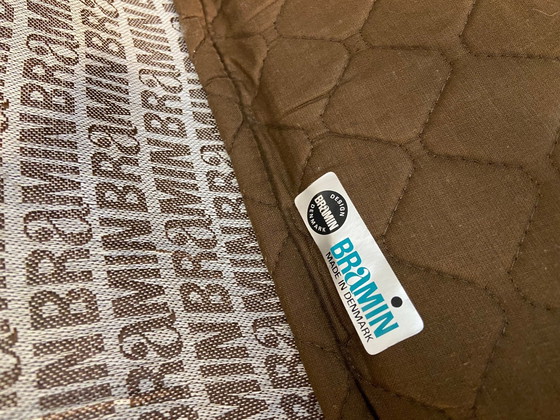 Image 1 of Vintage Danish Mid Century Leather Swivel Egg Chair By Bramin 1960,S