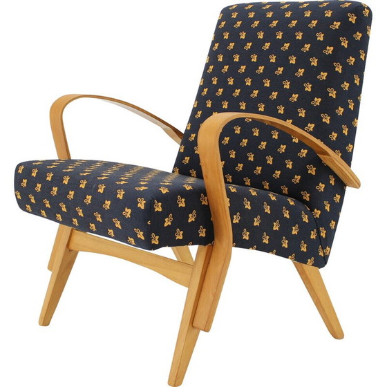 Image 1 of Fauteuil vintage en bois de Frantisek Jirak pour Tatra Pravenec, Tchécoslovaquie 1970