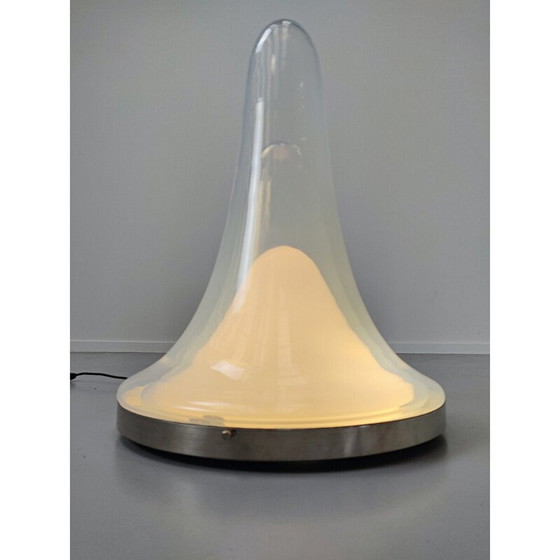 Image 1 of Lampe de table vintage en verre de Murano par Carlo Nason pour Mazzega, Italie 1969