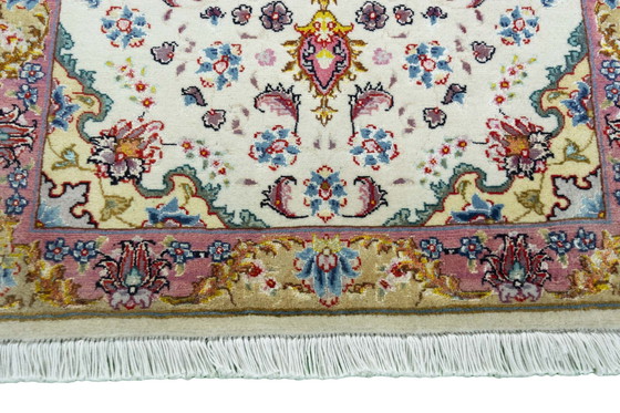 Image 1 of Tabriz 50 Raj noué à la main avec de la soie - 87 X 60 cm