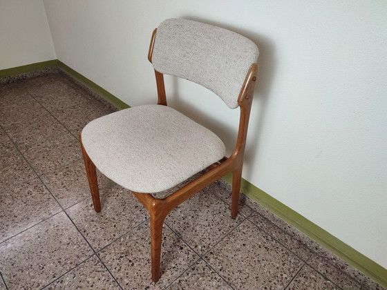 Image 1 of 4x Chaises Mobler Eric livre design vintage modèle 49