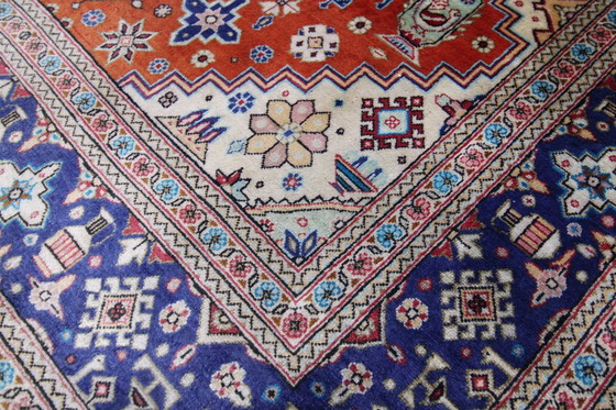 Image 1 of Tapis persan original Qom/Ghom pure soie 123 X 80 cm Top condition