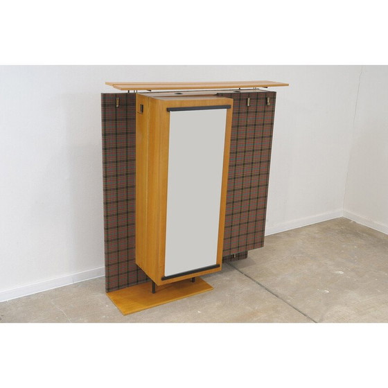 Image 1 of Porte-manteau vintage multi-usages en frêne et métal par AGP - Holz, Allemagne, 1960