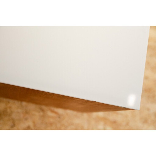 Table de nuit vintage en acajou et bois de hêtre par Mojmír Požár pour Up Závody, Tchécoslovaquie 1960