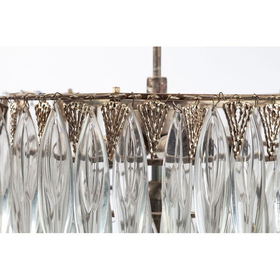 Image 1 of Lampe suspendue vintage en métal par Bakalowits et Söhne, 1960