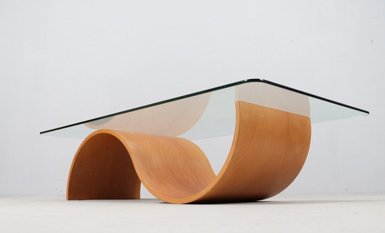 Image 1 of Coffee Table/Table basse de forme organique, teck, Italie, années 1980