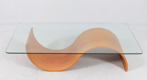 Image 1 of Coffee Table/Table basse de forme organique, teck, Italie, années 1980